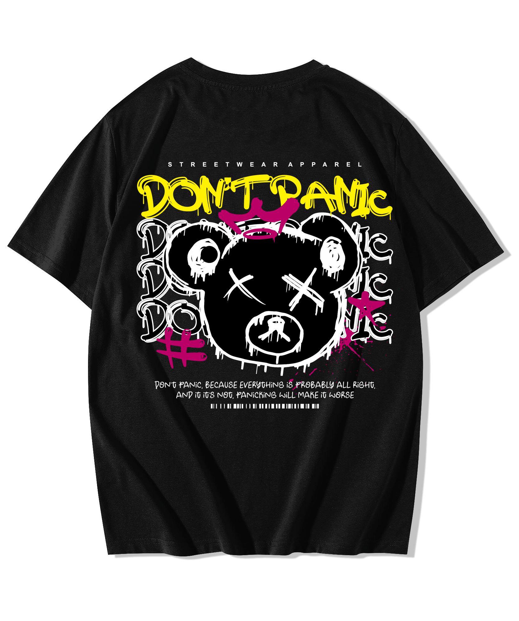 Dont panic Printed Oversized T-Shirt
